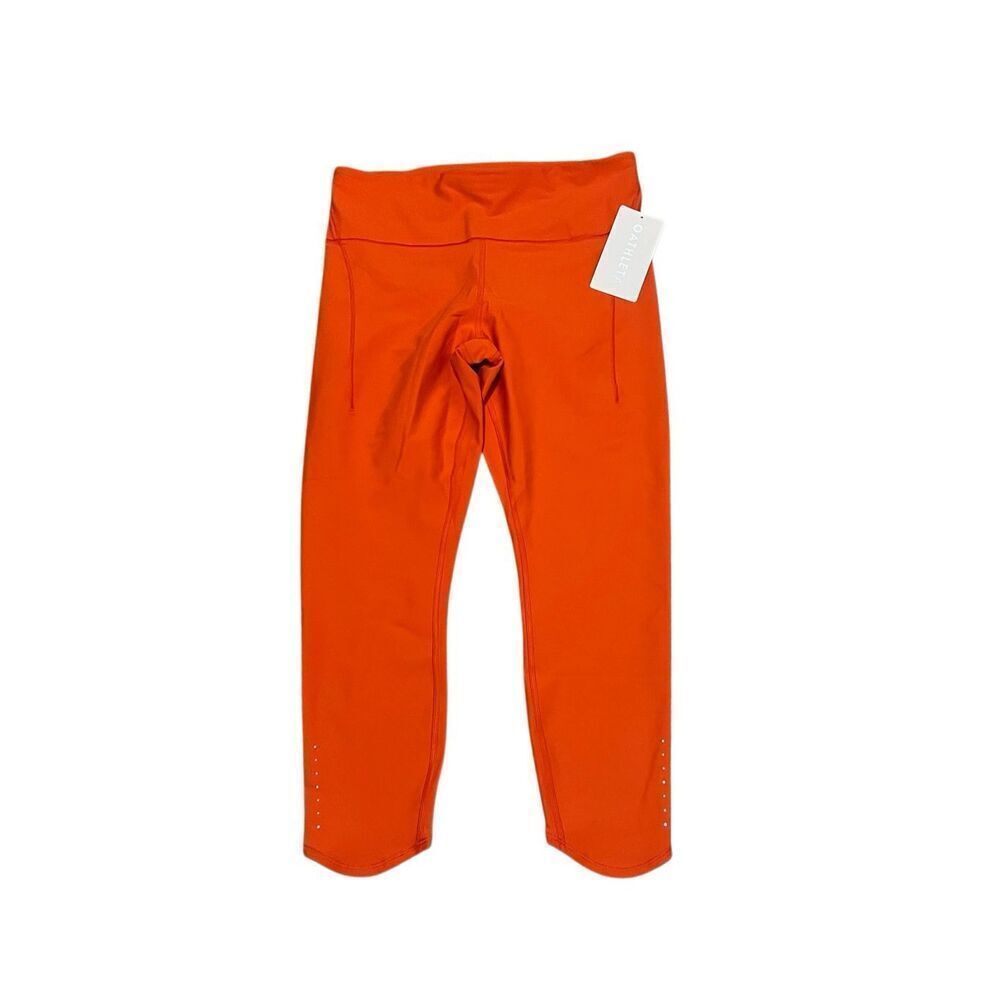 Athleta Women's Pull-On Pacesetter 7/8 Tight Legging Bright Orange Large NWT